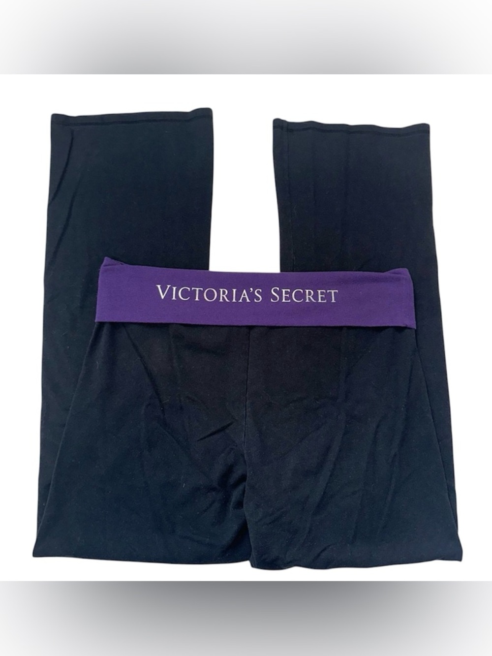 Y2K Victoria’s Secret Fold Over Flare Yoga Pants!